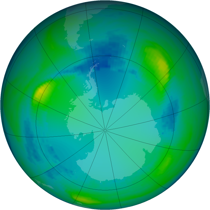 Ozone Map 1985-07-29